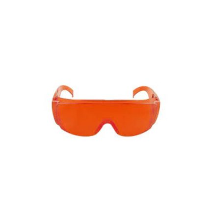 Safety Glass Dental Ultraviolet Light Cure Protection Tinted Orange , 1/Pk-Palmero
