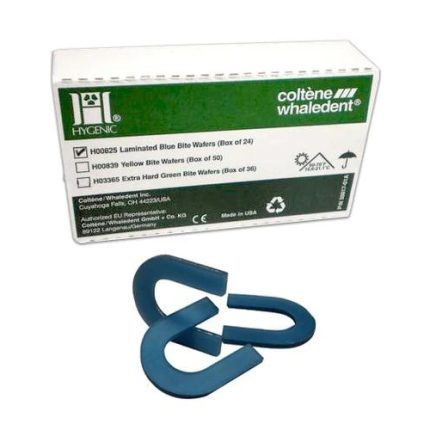 Hygenic, BITE WAFFERS Foil Laminated Blue Wax 24/Box #H00825