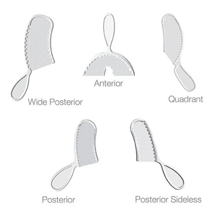 Premium Bite Registration Impression Dual Arch Mesh Tray (Compare to Triple Tray )